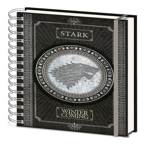 Game of Thrones (Stark) A5 Wiro Notebook Wizards & Wonders