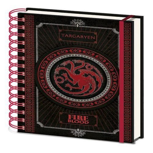 Game of Thrones (Targaryen)A5 Wiro Notebook Wizards & Wonders
