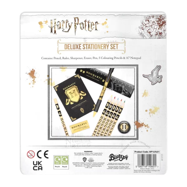 Harry Potter Deluxe Stationery Set Hogwarts Shield Wizards & Wonders